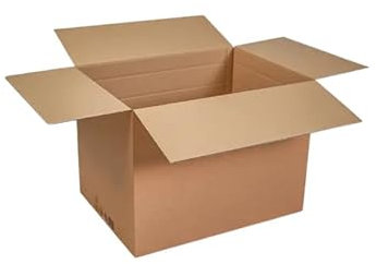 packster 120x Versandkarton Faltkarton mit Höhenriller DHL Paket L 800 x 600 x 600 mm Braun