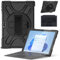 ZenRich - Microsoft Surface Pro 4/5/6/7 Rugged Case with Keyboard, Surface Pro 4/5/6/7 Protective Case with Kickstand and Hand Strap, Shock Resistant, Compatible with Keyboard Type