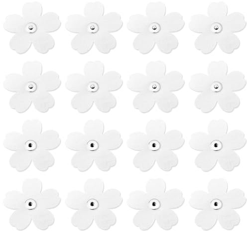 Gosknor 16uds Broches para Edredón Metal, Sujetadores de Esquina para Fundas de Edredón con Forma de Flor de Ciruelo Pueden Planchar para Sujetar el Edredón en su Lugar y Evitar Que se Mueva