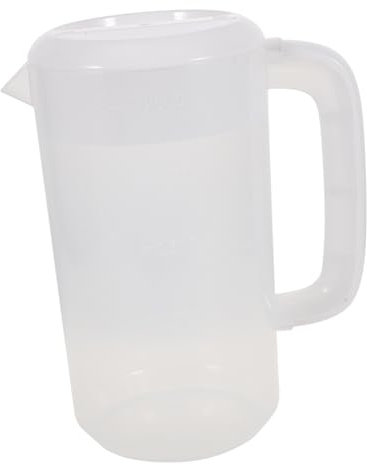 PRETYZOOM Saft Topf Container Sirup Zuckerbehälter Flasche hydro Thermal- Espresso ice tea ice tee Selbstgemachte Getränke beer bier transparenter wasserkocher Weiß Wiederverwendbar