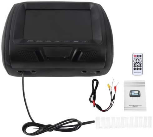 CFTGIW Kopfstützenmonitor 7-Zoll-Kopfstützen-DVD-Player Dualer Tragbarer DVD-Player Auto-Kopfstützen-Videoplayer HD-LCD-Digitalbildschirm Auto-MP5-Player 1024 * 600