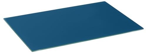 Harbour Housewares Glass Chopping Board - 50x40cm - Blue - Large Dining Place Mats Cutting Mat Worktop Saver for Kitchen Cooking, Baking, Vegetable Preparation