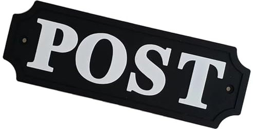 Post Sign Room Decoration Plaque Home Decoration Name Mailbox Letter Box Sign Label Plaque Name Badge