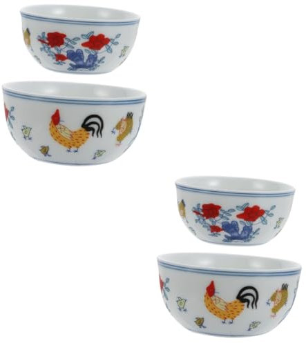 Mobestech 2 Series Taza De Jarra De Pollo Antiguo Taza De Té De Kungfu Hecha A Mano Taza De Té De Porcelana Kung Fu Tazas De Té Tazas De Porcelana Cerámica Vistoso 2 Piezas*2