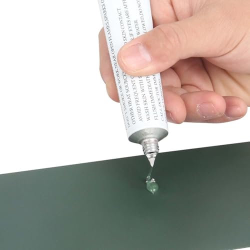 Generisch Colla per riparazione, forte adesivo ad alte prestazioni, colla liquida in PVC, per gommoni, piscine, palle da yoga, tende in poliestere, kayak, materassi ad aria, materassi ad aria