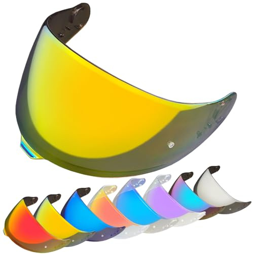 KWTN Motorrad Ersatzvisier for GT-Air 3-Helm. CNS-1C-Helmgesichtsschutz, UV-Schutz, kompatibel mit 3 (klar)