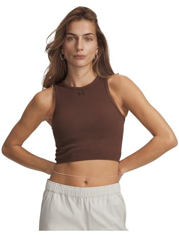 Under Armour Seamless Cotton Hand Tanktop Damen braun, L Damen