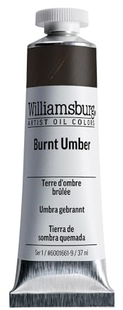 Williamsburg - Handgemachte Oelfarbe - 37 ml - Umbra gebrannt