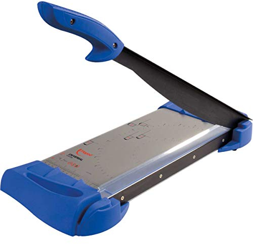 Maped - Massicot A4 - Plateau en Acier - Longueur de Coupe 32 cm - Coupe Jusqu'à 8 feuilles Simultanément - Pour Papier, Photos, Lettres, Scrapbooking