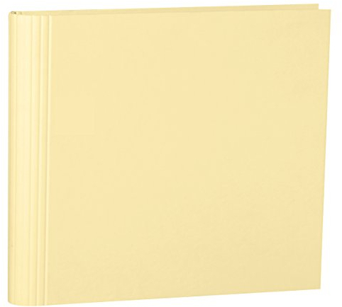 Semikolon 353295 Fotomappe 23 Ring - 35 x 32 cm - Efalinbezug - für Album, Fotobuch mit Ringheftung – chamois sand