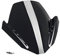 Puig 4119N Windschutzscheibe und Eisenbeschläge speziell Yamaha FZ1 06-13 Schwarz