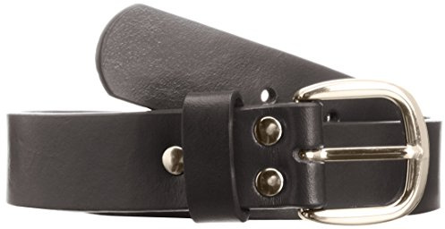Playshoes Unisex Leder-gürtel Leder-Gürtel 25 Mm Breite, Schwarz 25mm Breite, 65