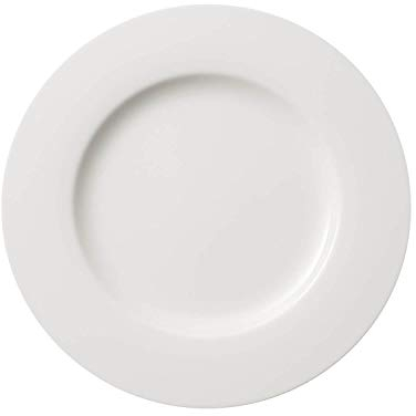 Villeroy & Boch – Twist White Speiseteller 27 Cm Weiß, Spülmaschinenfest, Mikrowellensicher, Teller Keramik, Essteller, Geschirr, Premium Porzellan