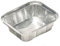 20 Schalen, Alu eckig 0,451 l, 145 x 120 x 41 mm Menüschalen