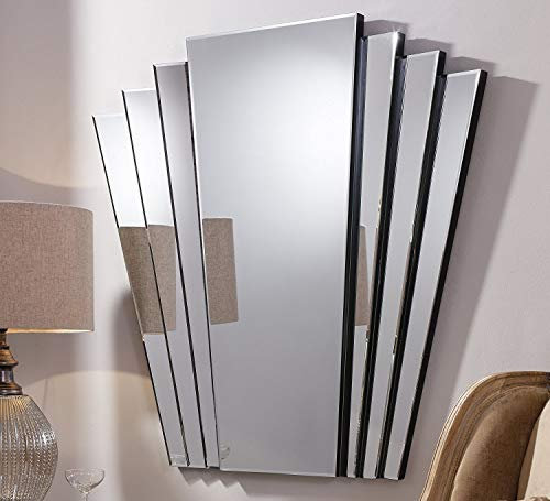 Barcelona Trading Gatsby Extra Large Vintage Art Deco Style Retro Overmantle Wall Mirror 39 x 39