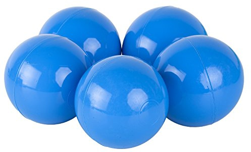Velinda 150 Bälle,Bällebad/Bällezelt/Kinderpool Plastikbälle Spielbälle Kinderbälle O7cm (Farbe der Bälle: blau)