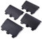 4Pack Replacement Battery Back Cover for Xbox Wireless Controller, Controller Shell Cover Part for Xbox One S, Battery Cover Door