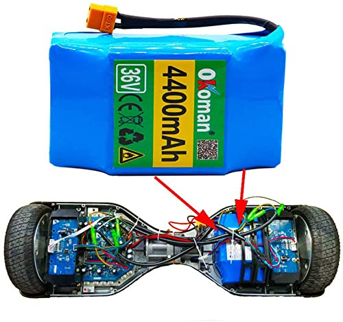 36V 4.4ah 10S2P Batterie li-ION Rechargeable au Lithium-ION pour monocycle électrique Auto-équilibré Scooter Hoverboard