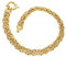 Armband aus 18-karätigem Gelbgold, 750, runde Königskette, Dicke 6 mm, Länge 19 cm, hergestellt in Italien