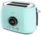 Cecotec Tostadora Digital ClassicToast 8000 Blue Double. 800 W, 2 Ranuras extraanchas para 2 tostadas, Pantalla Digital, 3 Funciones, Varillas superiores, Diseño Retro en Turquesa