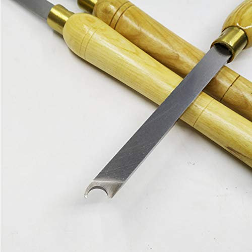 Wood Turning Tools, Carbide Lathe Tools,Turning Lathe Chisels with Comfortable Grip Handles Lathe Tools for Craft DIY Hobbyists