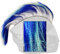 3T-SISTER Helm Mohawk Perücke für den Skihelm, Snowboardhelm, Kinderskihelm, Kinderhelm, Motorradhelm, Fahrradhelm - auffälligere Helm-Aufkleber, Helmdeko für Kinder und Erwachsene