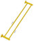 ZUEXT Handtuchhalter, verstellbar, 50 bis 107 cm, gebürsteter goldfarbener Edelstahl, Handtuchhalter, erweiterbar, Wandmontage, Handtuchhalter für Badezimmer, Küche, Waschraum, 2,5 cm