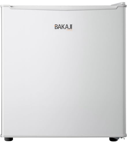Frigo Bar Mini Stile Moderno Frigorifero con Freezer Termoelettrico Silenzioso con Scomparto Regolabile Capacita' 45 LT Hotel Casa Ufficio Studio Dimensione 49x44x49 cm Colore Bianco