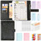 Budget Planner Deutsch - A6 Budget Binder Ringbuchordner Geld Organizer Sparen - Finanzplaner Cash Stuffing Haushaltsbuch mit Geldfacher - Budgetplaner Sparbuch mit Folien für Sinking Funds