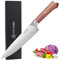 YOTSUBA Profi Küchenmesser, 20cm Klingenlänge, Scharfes Küchenmesser Kochmesser Fleischmesser mit Ergonomischer Griff für Fleisch, Gemüse, Obst, Salat und Mehr