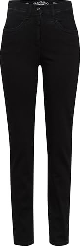 Raphaela by Brax Damen Laura New Authentic Denim Jeans, Black, 27W / 30L