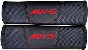 VALKEM 2 Stück Auto Gurtpolster für Mazda MX5, Komfort Schulterschutz Auto Sicherheitsgurt Schulterpolster, Erwachsene und Kinder Sicherheitsgurtpolster,B