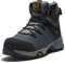 Timberland PRO Switchback - Stivali da lavoro industriali impermeabili con punta di sicurezza composita, 6 pollici, grigio/giallo, taglia 7