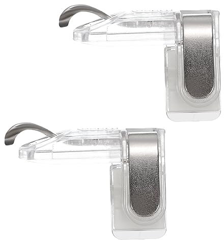 QUARKZMAN Juegos Disparador Móvil Juego Controlador 1 Par Metal Botón Fuego Teclas Universal Borrar para 4.7-6.5 Pulgada Celular Teléfono