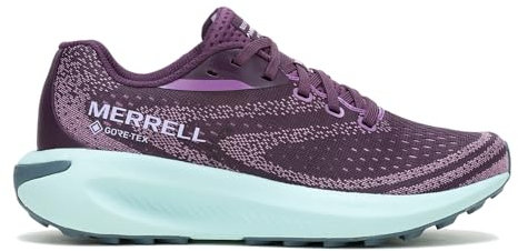 Merrell Women's Morphlite GTX Waterproof Road-to-Trail Running Shoe, Plum, 6 UK