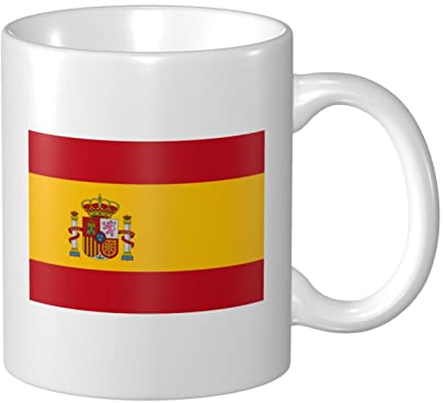 Tazas Personalizada 330Ml Bandera De España Tazas Mama Gracioso Taza Para Regalar Divertidas Taza Personalizada Para Niño, Abuelos, Colega