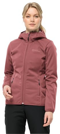 Jack Wolfskin Damen Windhain Hoody W Softshelljacke, Red Ochre, 3XL EU
