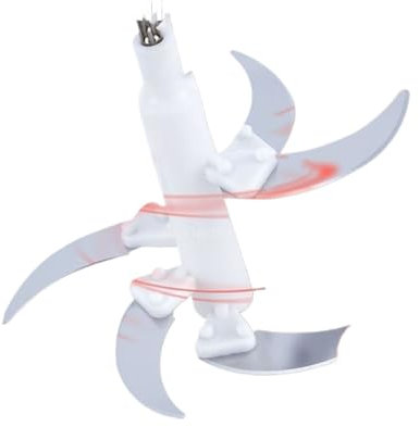 BmXauz Lame de Hachoir à Viande électrique, processeur de broyeur Alimentaire, pièces de Rechange for Hachoir à Viande 2L/3L/5L, Accessoires, Outils de Cuisine(5L 6-Leaf Knife)