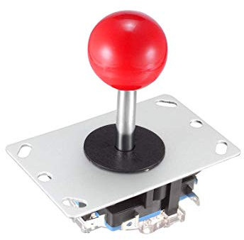 XYWHPGV Joystick Control Stick Rocker Switch 4 Way Red Ball Top Handle DIY Parts Classic Arcade Game Fighting Competition 4NO Momentary(4c547 fa241 4db51 5e22b ff3bb 1bc0c