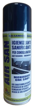 Generico ELENI AIR SAN - IGIENIZZANTE SANIFICANTE PER ABITACOLO E CLIMATIZZATORI. ANTIODORE CON PROFUMAZIONE BALSAMICO ED APPLICAZIONE MONODOSE ONESHOT. BOMBOLETTA DA 200 ML