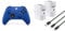 Xbox Wireless Controller Shock Blue+Venom 1100-mAh-Akku mit hoher Kapazität, Doppelpack - Weiß Series X & S One