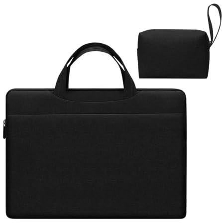 14 per computer portatile, con un piccolo alimentatore per computer portatile, leggero e resistente agli urti compatibile con MacBook HP Lenovo Dell ASUS Acer Chromebook-Nero