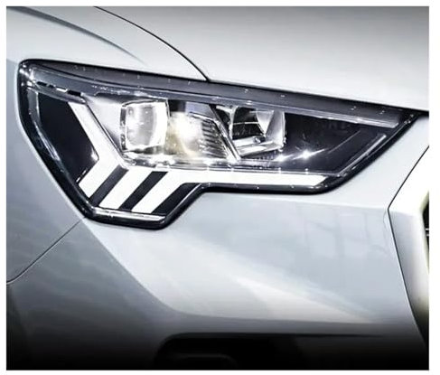 RFSHOP Car Headlights For Q3 2019 2020 Car Headlights High Style Full LED Assembly Upgrade High Configure Projector Lens Accessories Kit Car Head Lamp