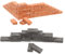 JOINPAYA 100 STK Simulierter Ziegel Feengarten Mauerziegel DIY Mini Ziegel Mini-Steine ​​für Die Landschaftsgestaltung Ziegelwand Mini-wandziegel-Modell Mini-Steine ​​zum Bauen Ton