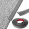 5M Grey Carpet Trim Strip Self Adhesive PVC Laminate Floor Door Strip Door Floor Transition Threshold Trim and Edgings Rubber Flooring Edge Strip, Dark Grey