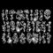 SUPERDANT 28PCS Flowers Iron on Rhinestones Transfer Bling Glass Swirl Vines Rhinestone Decals DIY Crystal Hotfix Transfer Stickers Crystal for T-Shirt Clothing Bags Hats Jeans Decor Gifts