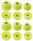 Rhinenet Eartips for Beats Studio Buds + Ear tips, Premium Silicone Antip Slip Cover Replacement Beats Earbuds Tips Ear pieces Fit in Charging Case 6Pairs S/M/L (Volt Yellow)