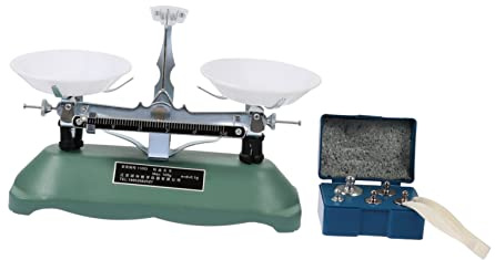 LOPUNER School Platform Balance, Mechanical Scale for Physics Experiments, Educational Balance Scale with 0.1g Accuracy, Abs and Iron Construction, for Students