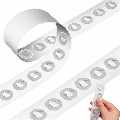 50 Programmierbare Nfc Sticker,504 Byte Speicher Nfc Tags,Wiederbeschreibbare Nfc Chip Aufkleber,Nfc Tag Sticker Geeignet FüR Smartphones,Smart Homes,Automatisierung,Karten Und Nfc-FäHige GeräTe