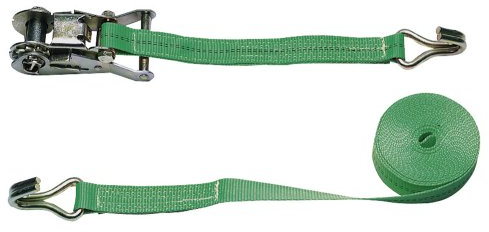 Kerbl Zurrgurt 2-teilig, grün, 6m / 25mm 750/1500kg
